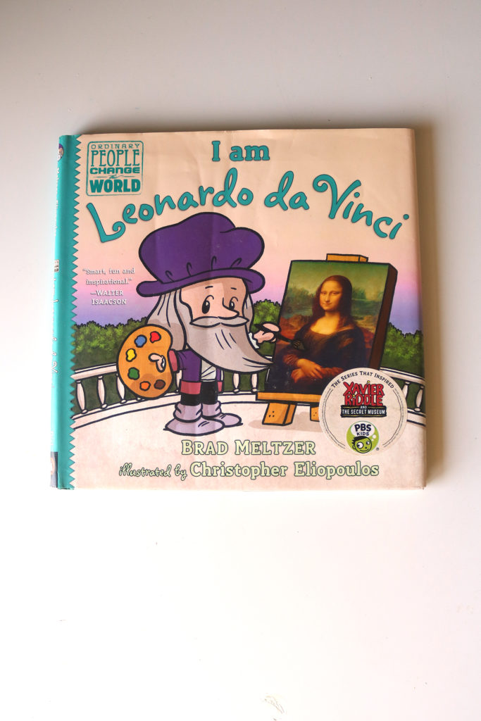 This book ended up being perfect for my homeschool lesson on Leonardo Da Vinci. But it would also work for a unit study on Renaissance.